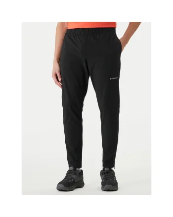 Pantaloni sport barbati,  poliester, negru, exterior 91% poliester, 9% elastan