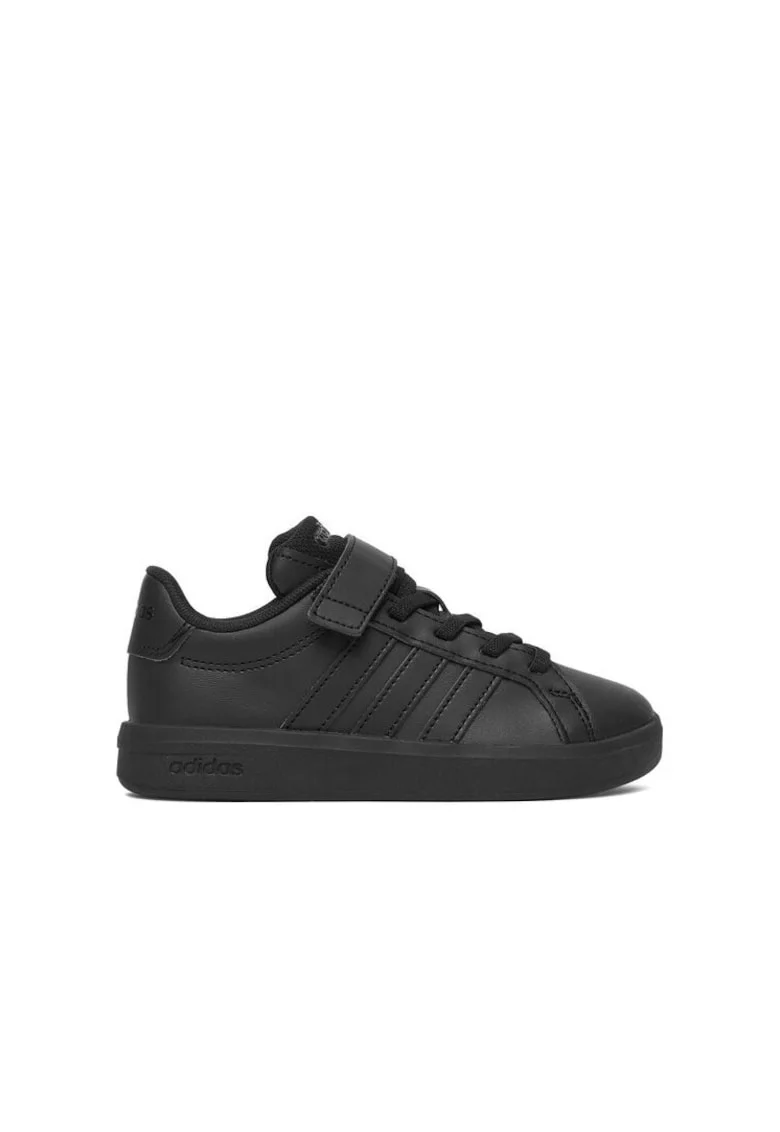 Pantofi sport copii,  negru, sintetic, sistem inchidere Velcro,