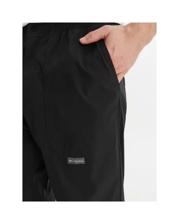 Pantaloni sport barbati,  negru, 96% nailon, 4% elastan