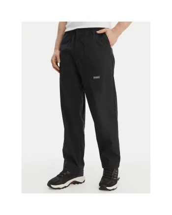 Pantaloni sport barbati,  negru, nailon/elastan,