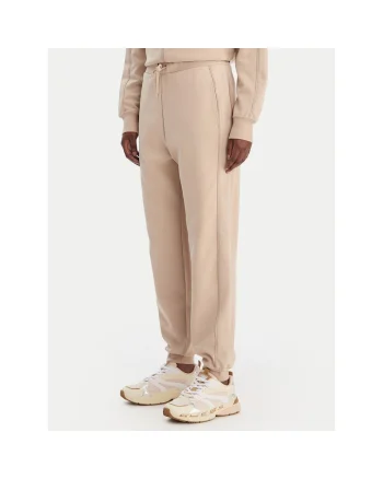 Pantaloni sport dama,  poliester, bej