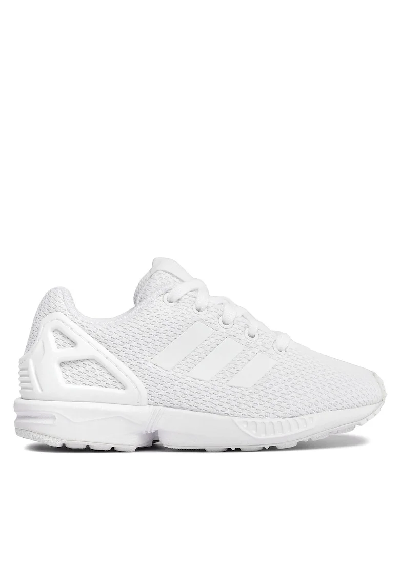 Pantofi sport copii,  unisex, alb, material textil,