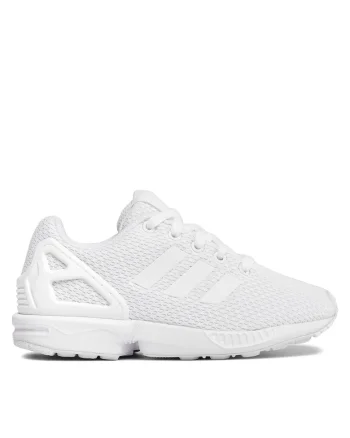 Pantofi sport copii,  unisex, alb, material textil,