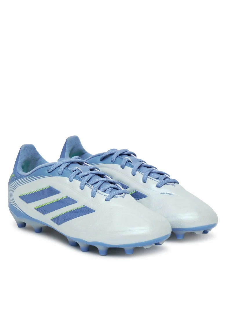 Ghete de fotbal unisex,  piele ecologica, albastru