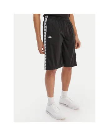 Pantaloni scurti sport barbat,  poliester, negru