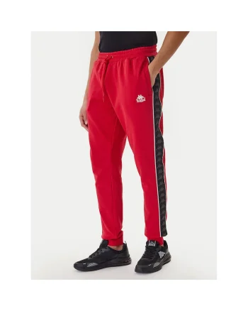 Pantaloni sport barbati,  rosu, 80% bumbac