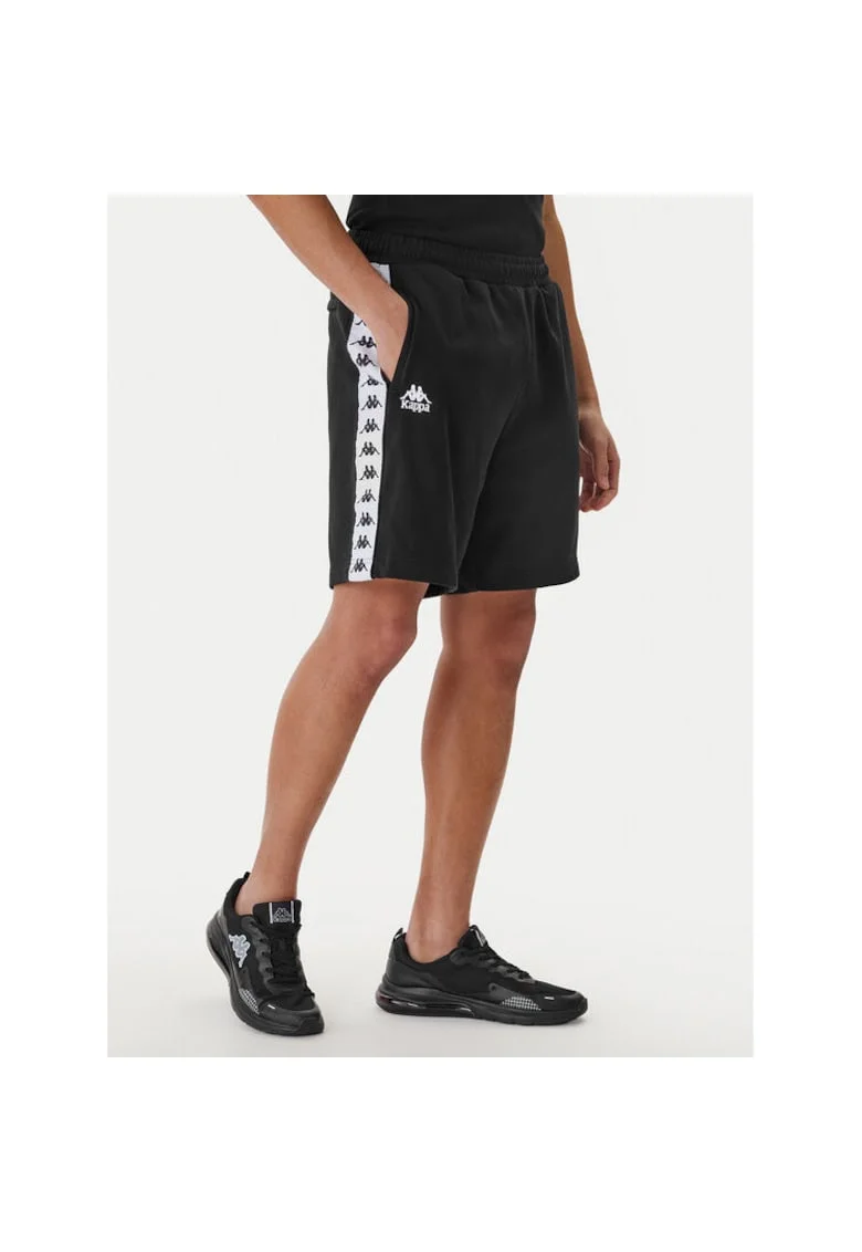 Pantaloni scurti sport Barbati,  bumbac, negru