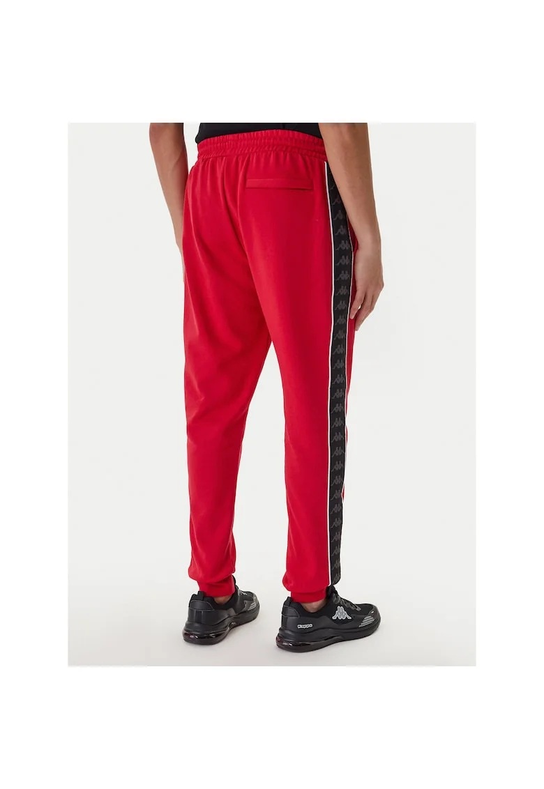 Pantaloni sport barbati,  bumbac, rosu, 80% bumbac,