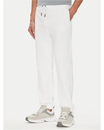 Pantaloni barbati  alb, trening,
