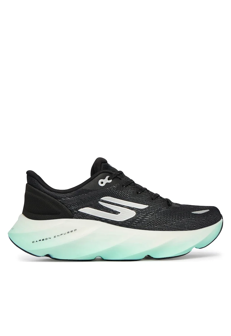 Pantofi sport dama,  negru, alergare, textil