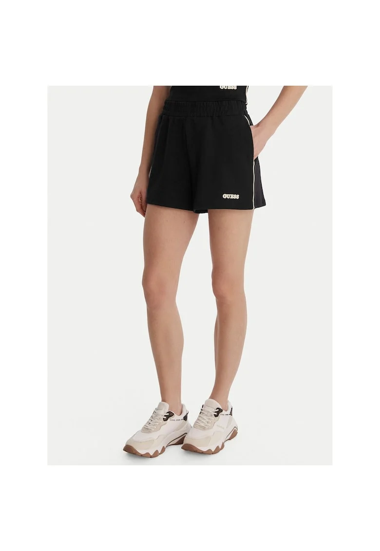 Pantaloni sport de dama,  negru, poliester si viscoza