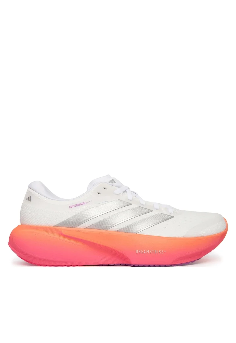 Pantofi sport dama,  alergare, alb, textil