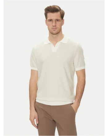 Tricou polo barbati  bumbac, bej,