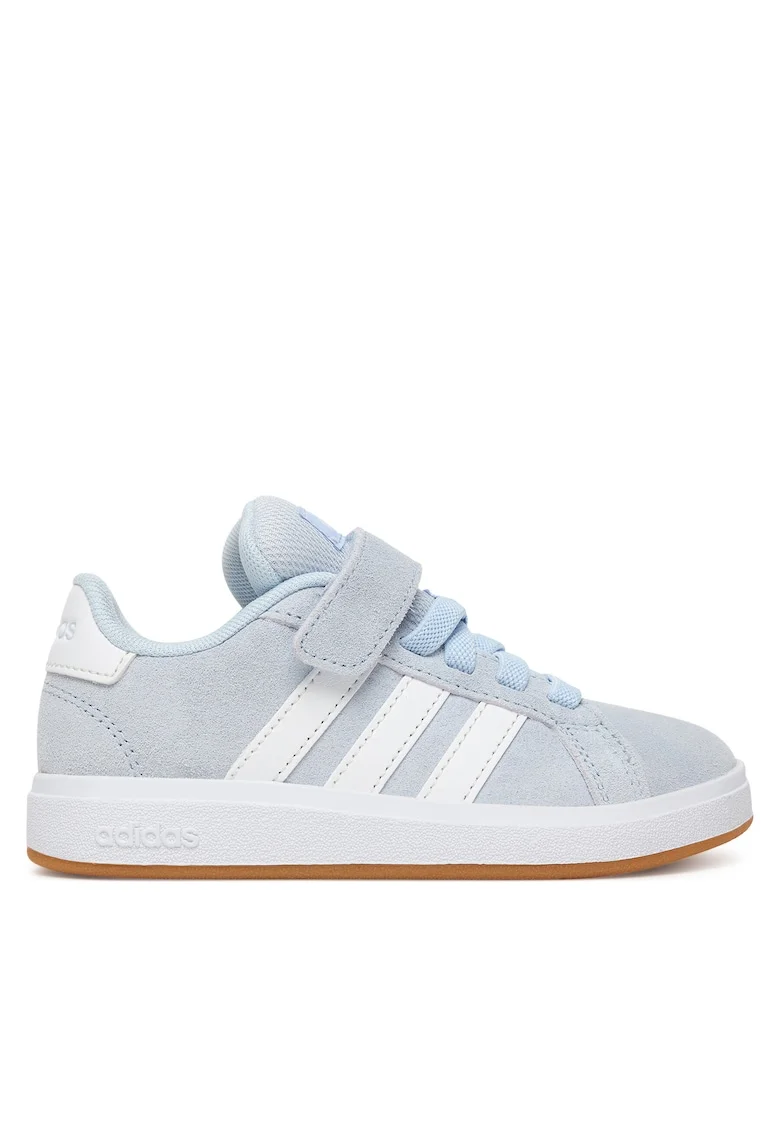 i copii, Adidas, piele naturala, albastru, velcro,