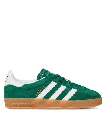 Pantofi sport copii,  Gazelle, piele intoarsa verde