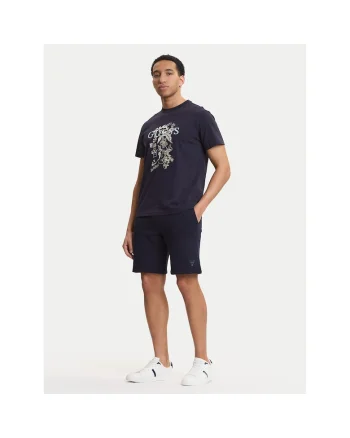 Pantaloni sport barbati,  bleumarin, bumbac