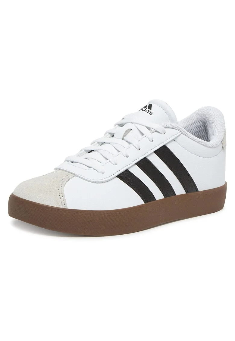 Pantofi sport copii,  piele naturala, alb,