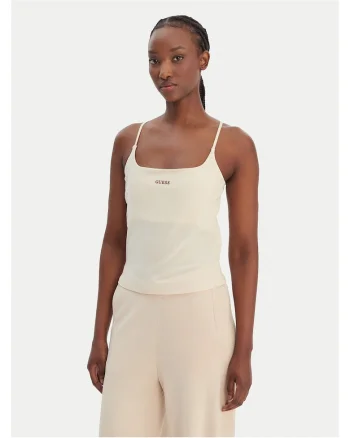 Top dama,  Lyocell, Ecru, 91% lyocell, 9% elastan