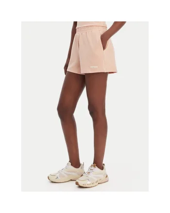Pantaloni sport dama,  portocalii, poliester si viscoza