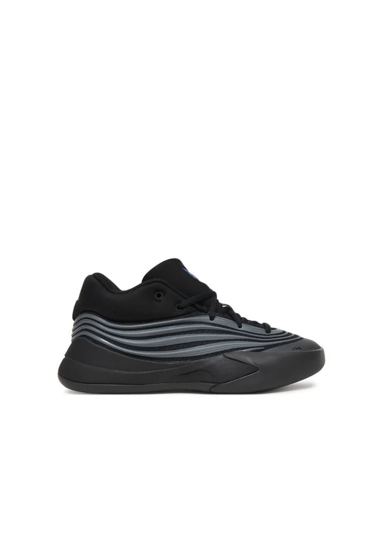Pantofi sport copii,  baschet, negru, material textil