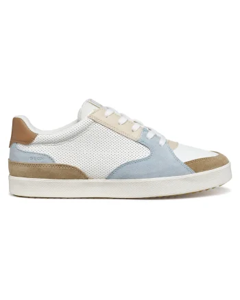 Pantofi sport dama,  piele ecologica, alb,