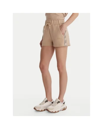 Pantaloni sport de dama,  bej, bumbac si poliester