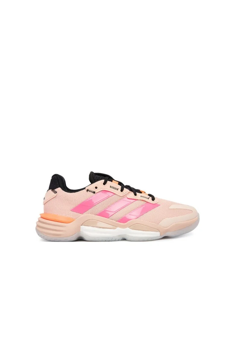 Pantofi sport dama,  pentru volei, roz, material textil, set de interior