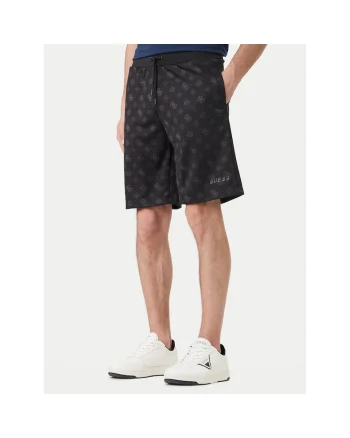 Pantaloni sport barbati,  poliester, negru,