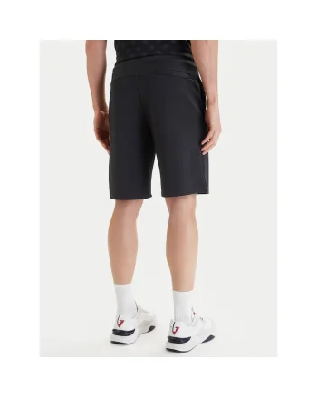Pantaloni sport barbati,  negru, 53% poliamida, 20% viscoza, 20% bumbac, 7% elastan