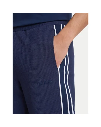 Pantaloni sport barbati,  bleumarin, poliester, set 97% poliester, 3% elastan