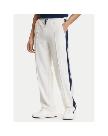Pantaloni sport barbati,  poliester, ecru, 97% poliester, 3% elastan