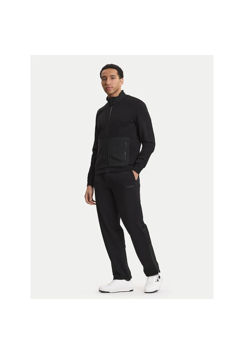 Pantaloni de trening barbati,  bumbac/elastan, negru,