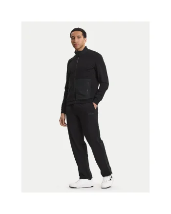 Pantaloni de trening barbati,  bumbac/elastan, negru,
