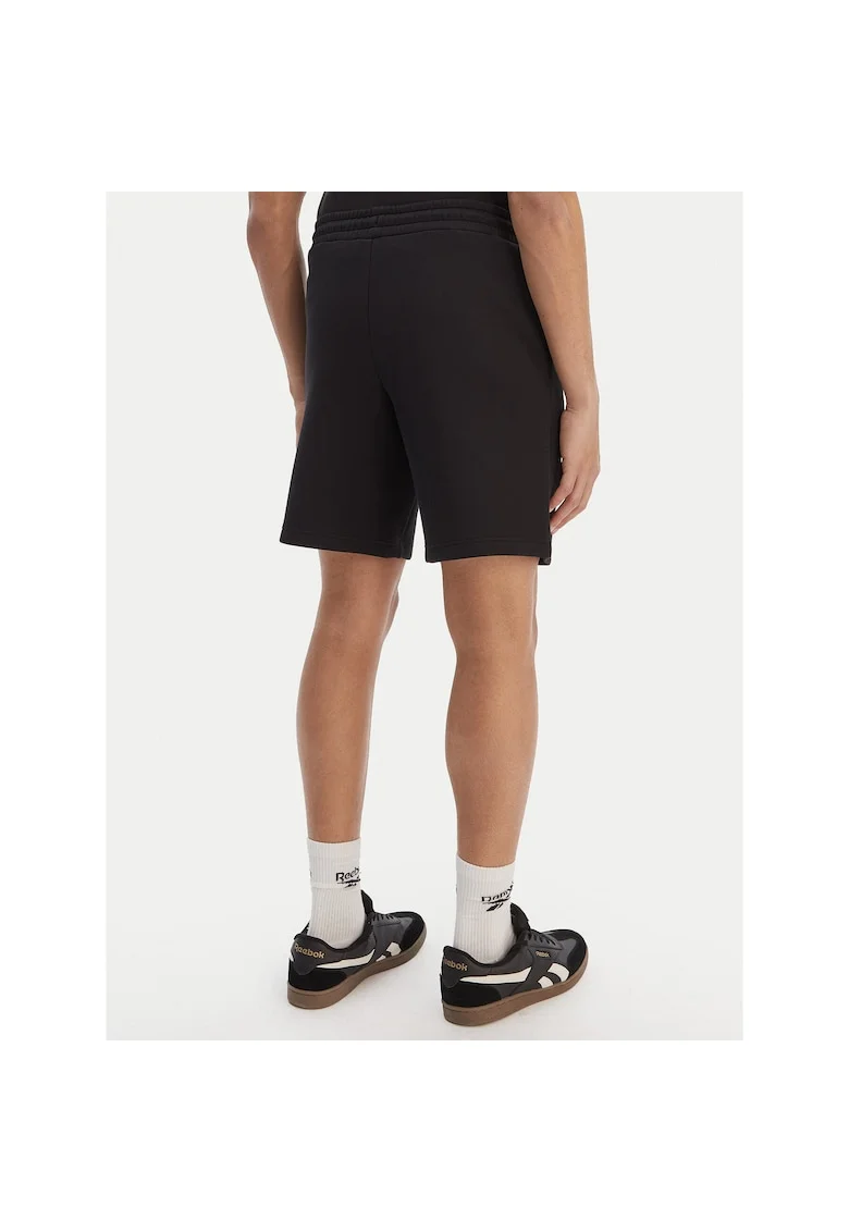 Pantaloni sport barbati,  bumbac si poliester, negru