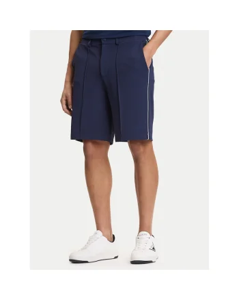 Pantaloni scurti sport Barbati,  poliester, bleumarin, 97% poliester, 3% elastan