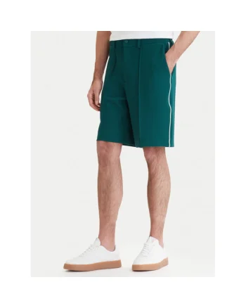 Pantaloni scurti sport Barbati,  poliester, verde