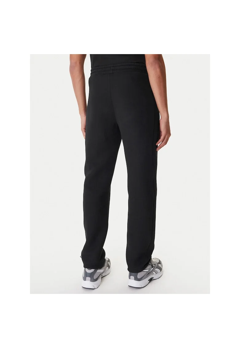 Pantaloni sport barbati,  negru, bumbac si poliester