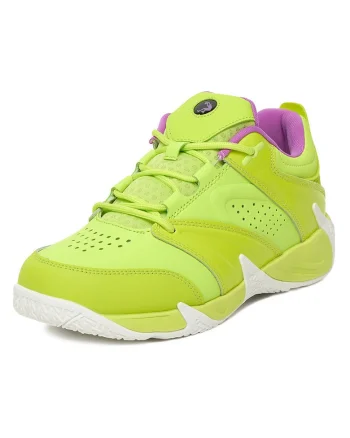 Pantofi sport copii,  piele naturala, verde, textil