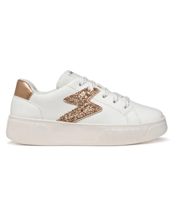 Pantofi sport copii,  alb, material sintetic, tehnologie respirabila