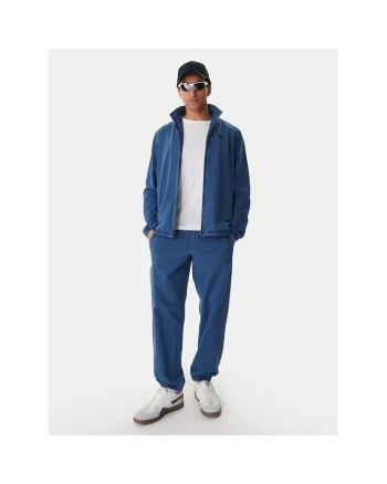 Pantaloni sport barbati,  bumbac, albastru, 95% bumbac, 5% elastan