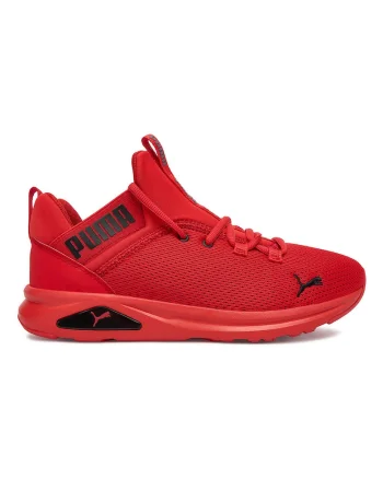 Pantofi sport copii,  rosu, textil, talpa flexibila