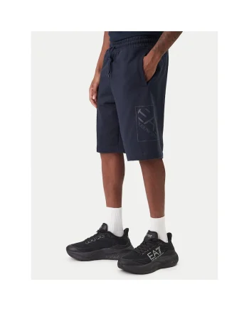 Pantaloni sport barbati,  bumbac, bleumarin, set 100% bumbac
