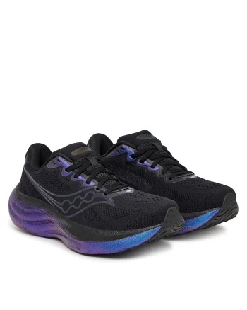 Pantofi sport dama,  alergare, material textil, negru