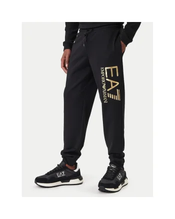Pantaloni trening barbati,  bumbac, negru