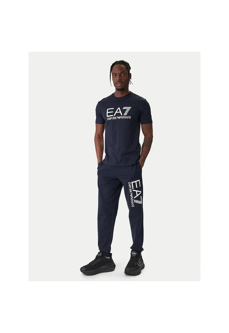 Pantaloni de trening barbati, Bumbac, Bleumarin