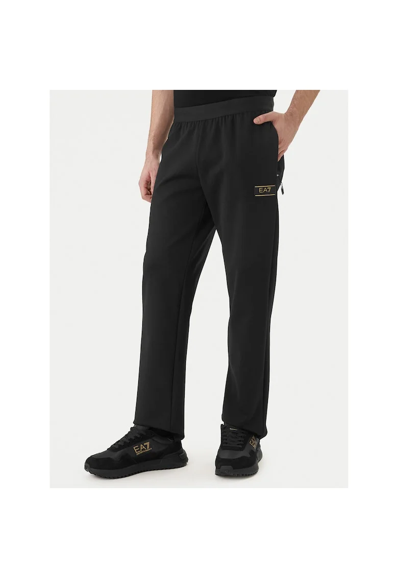 Pantaloni de trening barbati,  poliamida/viscoza, negru