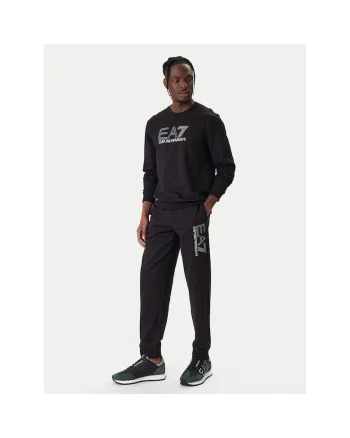 Pantaloni de trening barbati, Bumbac, Negru