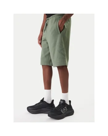 Pantaloni scurti sport barbati,  bumbac, verde