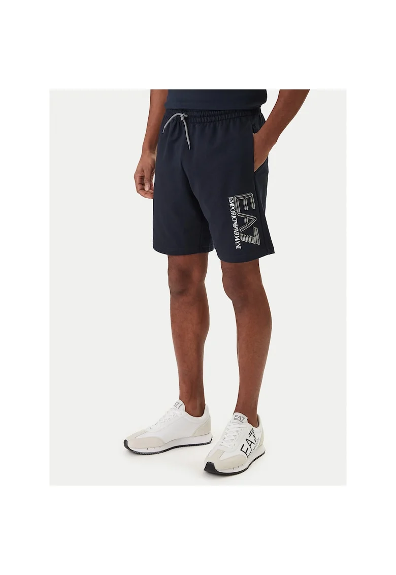 Pantaloni sport barbati,  bleumarin, bumbac