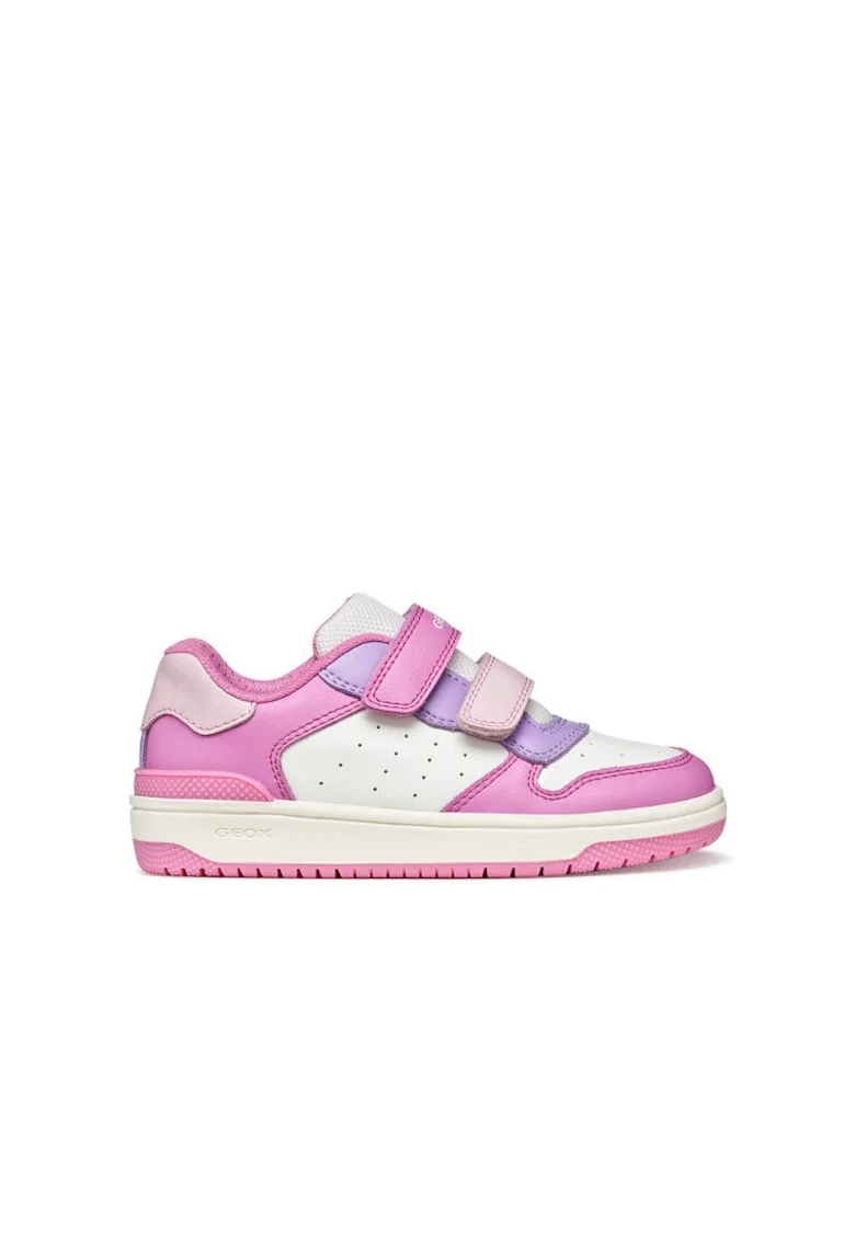 Adidasi Fete,  piele ecologica, multicolor,